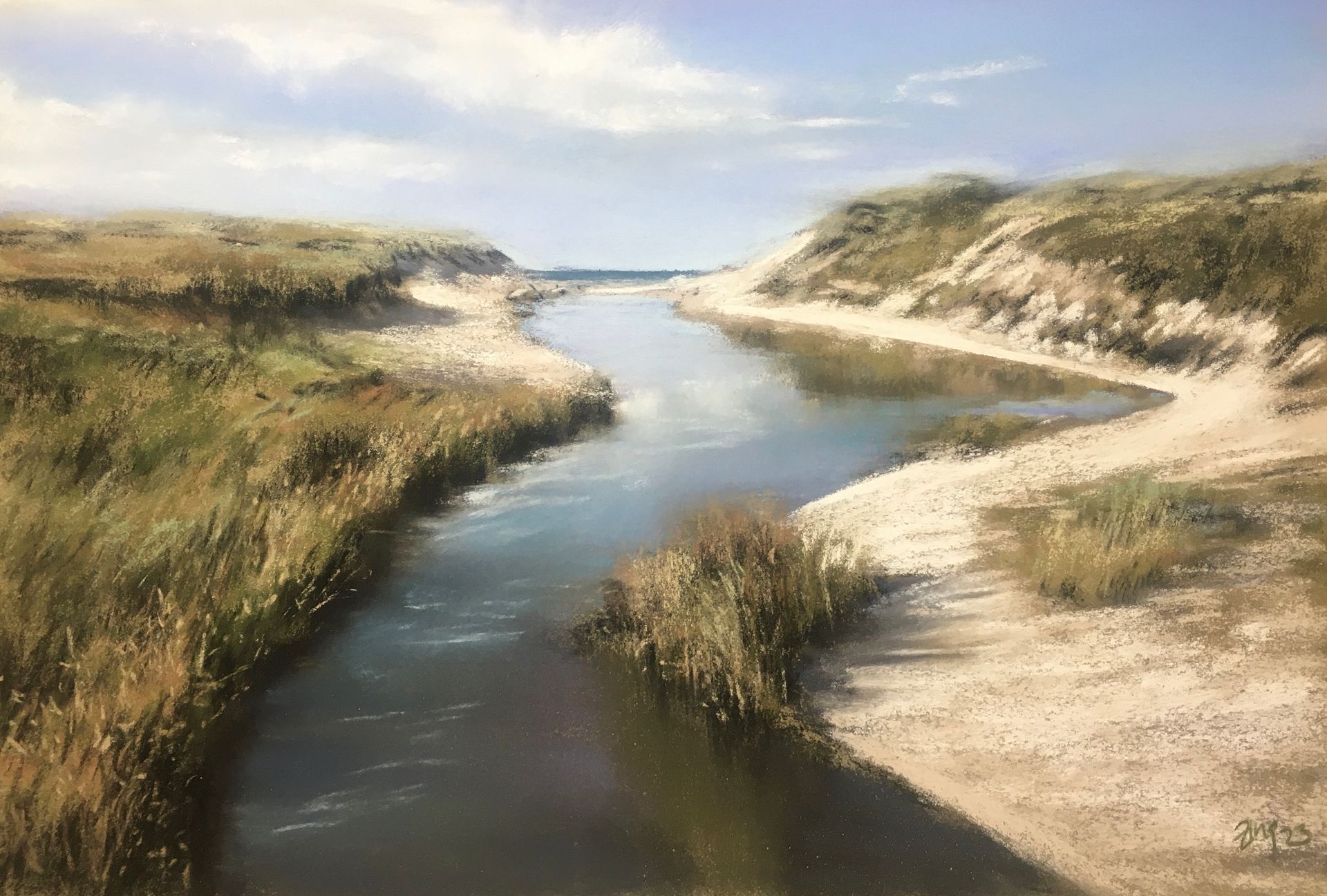 To the sea - Pastell, 28x40cm (2023) To the sea - Pastell, 28x40cm (2023)