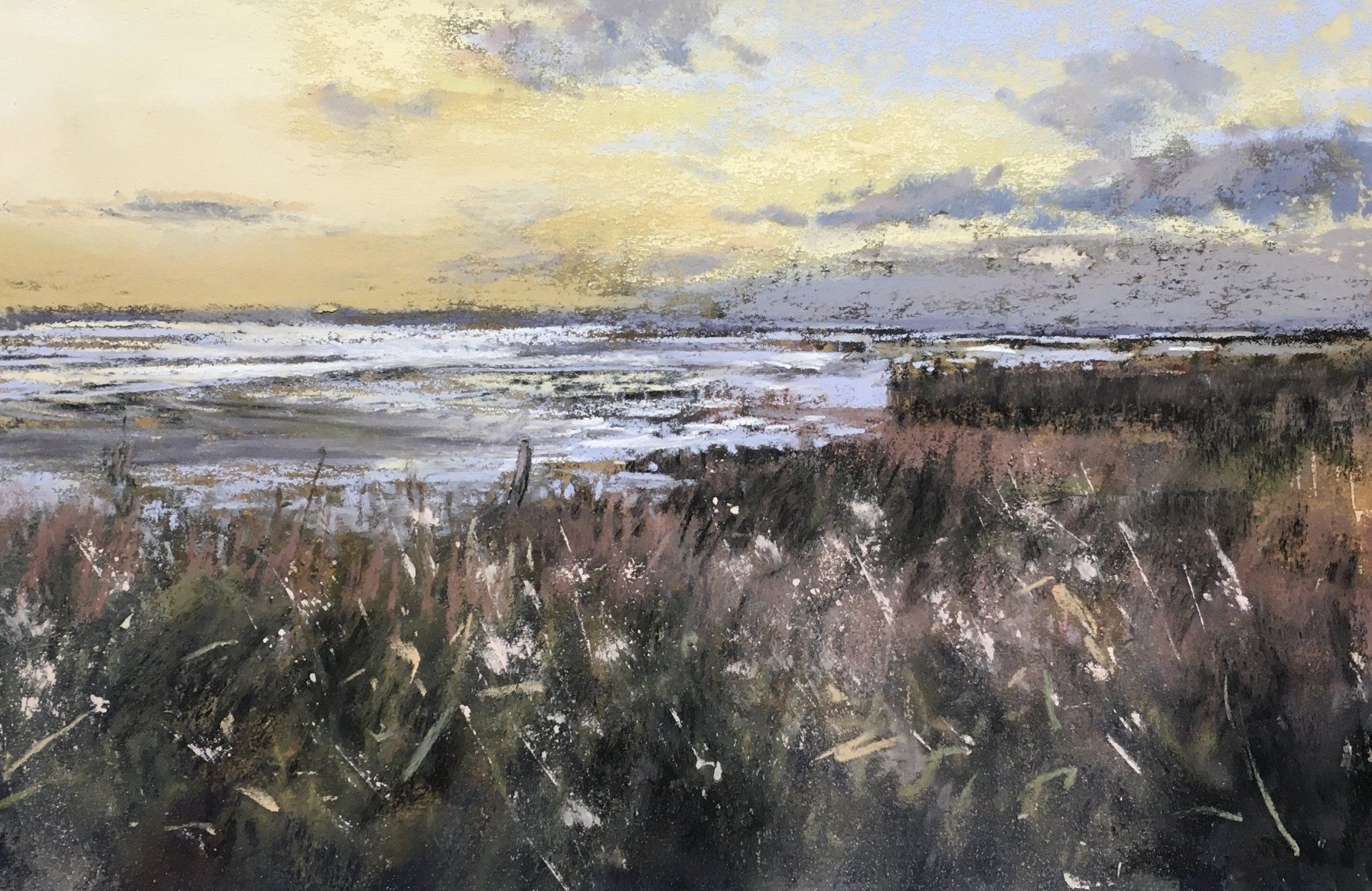 An der Wattseite - Pastell, 20x30cm (2021) An der Wattseite - Pastell, 20x30cm (2021)