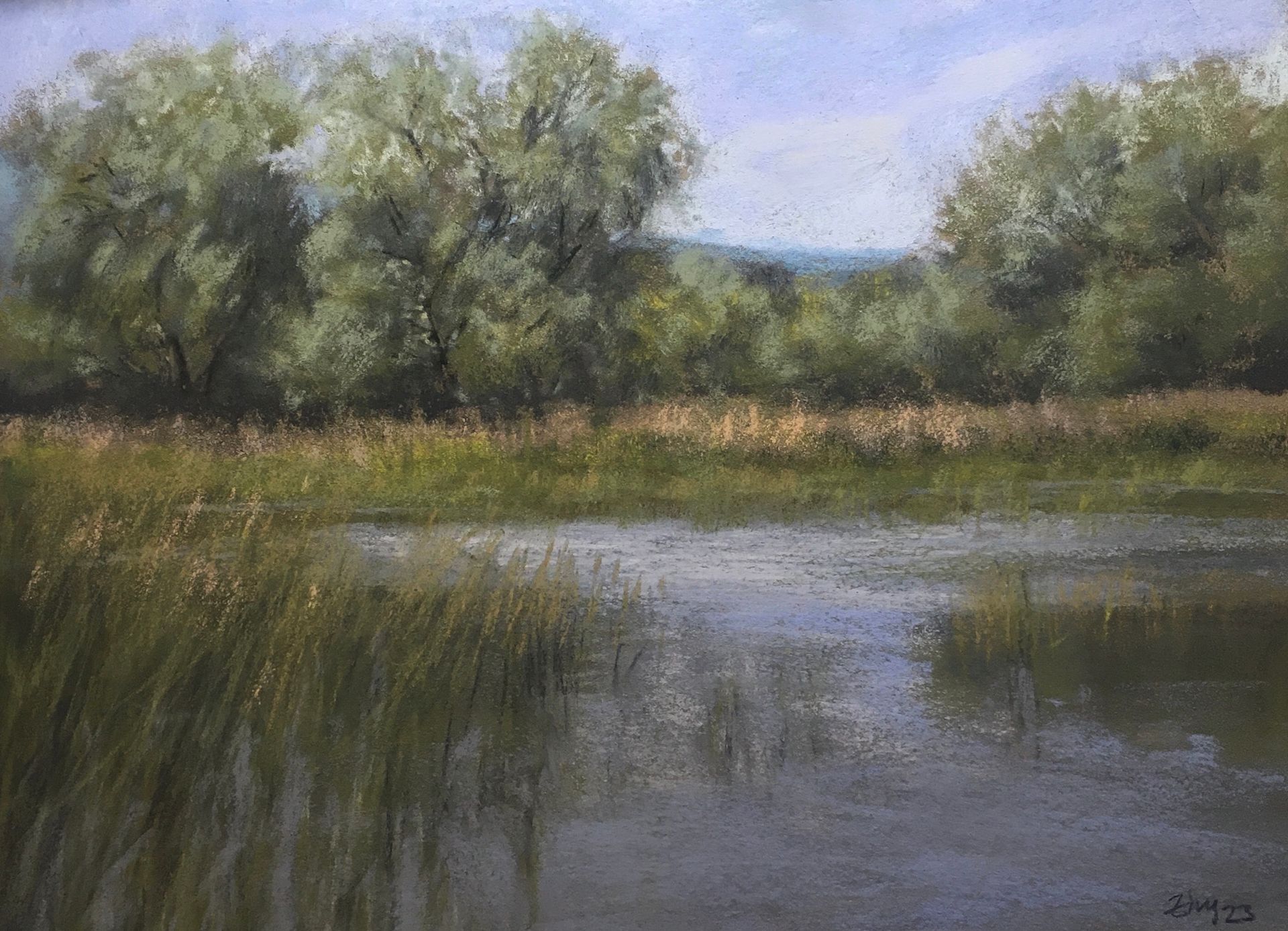 Weiden - Pastell, 30x40cm (2023) Weiden - Pastell, 30x40cm (2023)