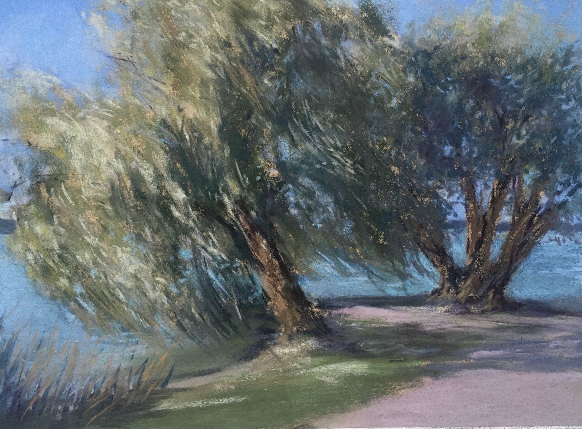 Weiden am See - Pastell, 25x32cm (2023) Weiden am See - Pastell, 25x32cm (2023)