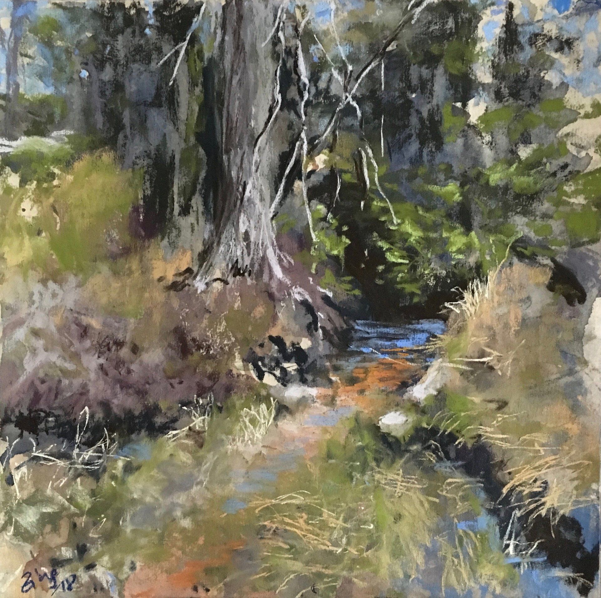 A Quiet Place, Pastell, 25x25cm (2018) A Quiet Place, Pastell, 25x25cm (2018)