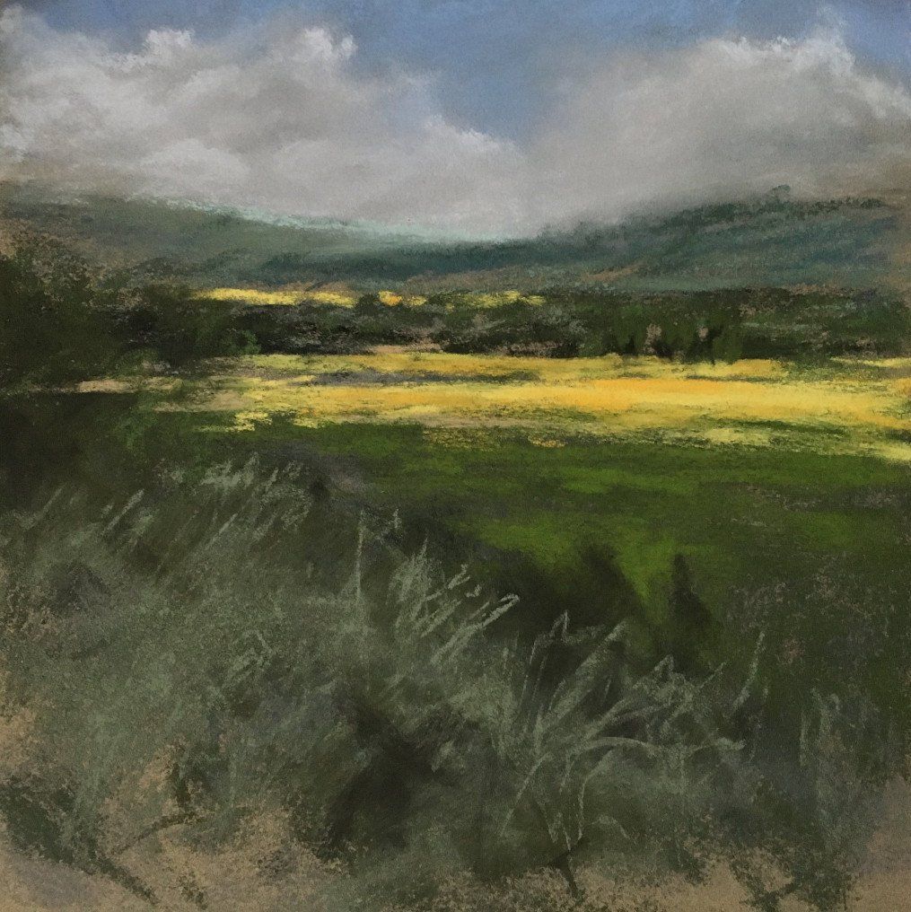 Ein Sonntag im Mai - Plein-Air-Skizze, Pastell, 20x20cm (2018) Ein Sonntag im Mai - Plein-Air-Skizze, Pastell, 20x20cm (2018)