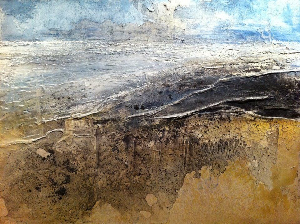 Sturmstrand - Mischtechnik, 2016 (40 x 60 cm) Sturmstrand - Mischtechnik, 2016 (40 x 60 cm)