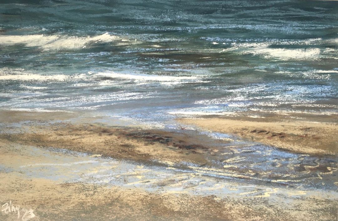 Endlich Wind! - Pastell, 20x30cm (2023) Endlich Wind! - Pastell, 20x30cm (2023)