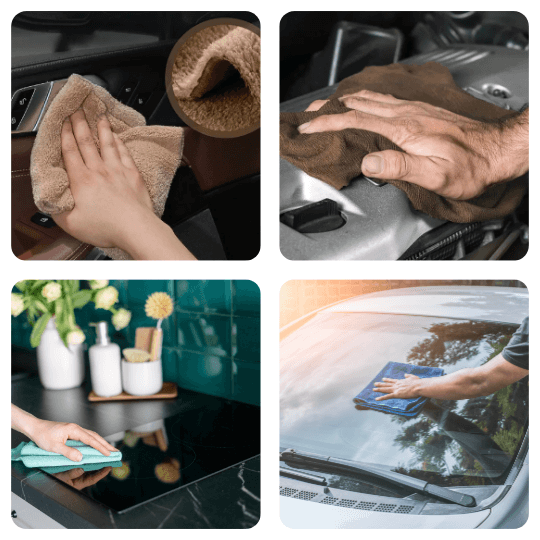 Tear Away Microfiber Cloths - Versatile, Durable, Re-usable, Essential!