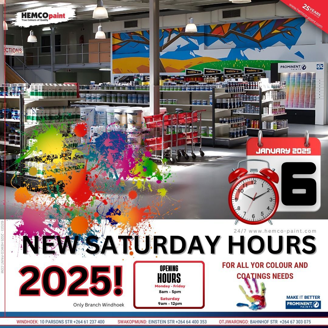 New Trading Hours Saturday