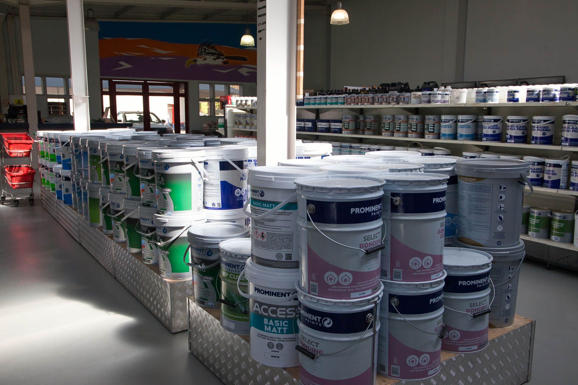 Large color selection