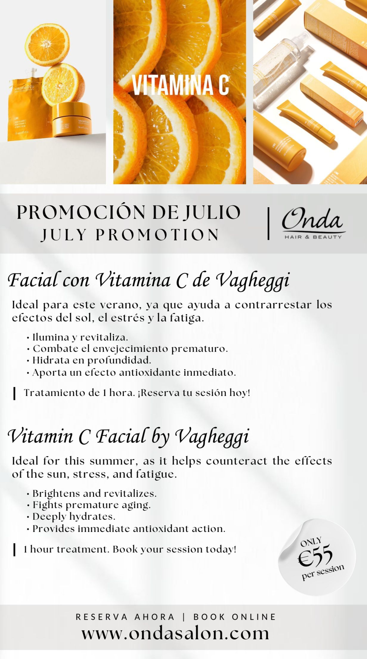 PROMOCIÓN DE ABRIL en Onda Salon Barcelona