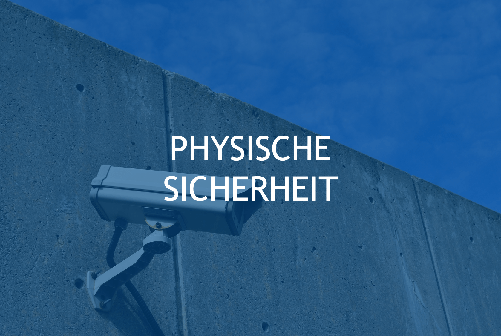 Physische Sicherheit, Objektsicherheit, Schutz von Liegenschaften, Veranstaltungsschutz, Personelle Sicherheit, Reisesicherheit, Zutrittskontrollsysteme