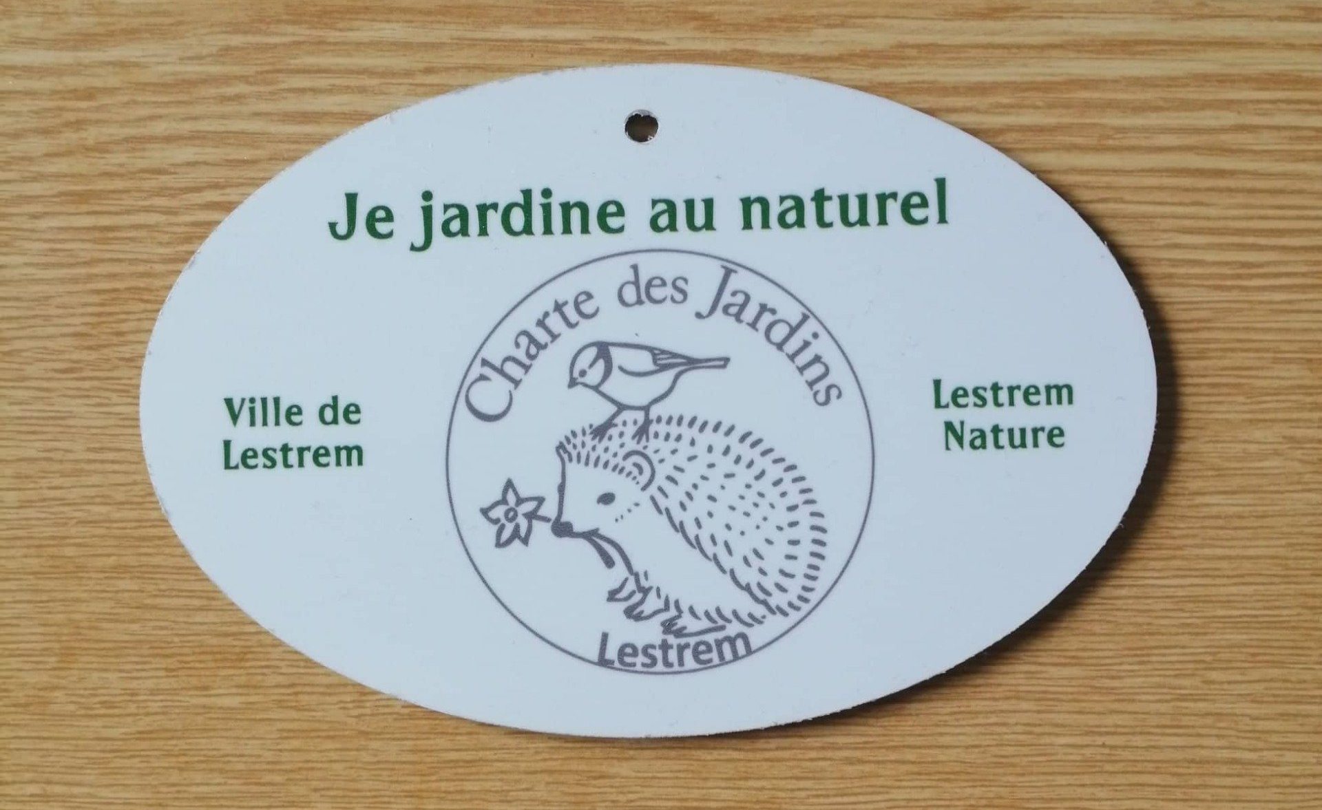 Emblème de la charte des jardins de Lestrem