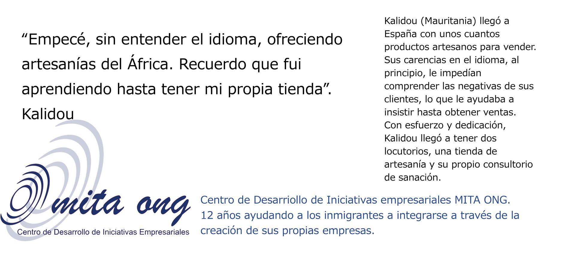 Testimonio Kalidou