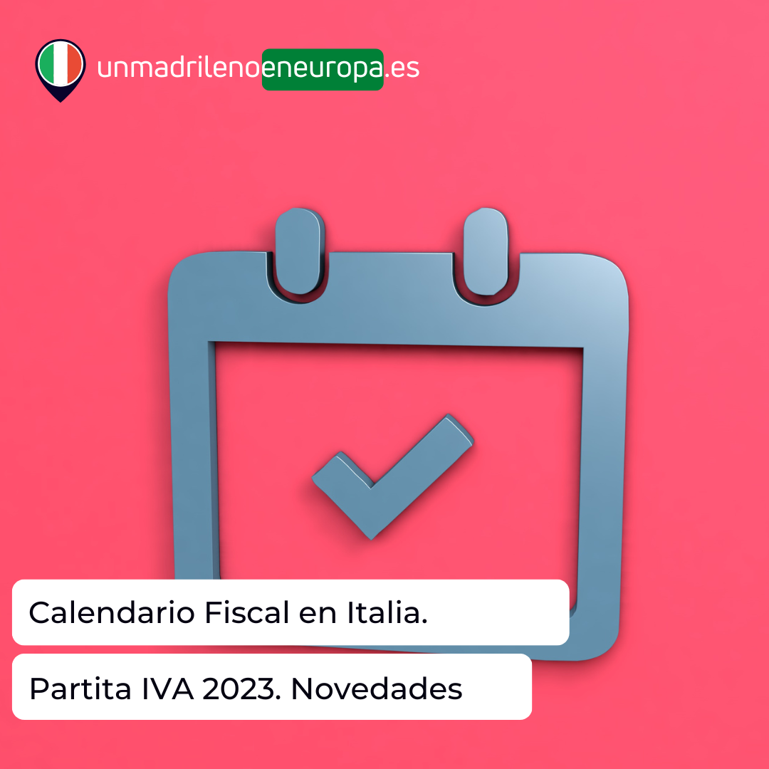 Calendario Fiscal Autónomos en Italia 2023