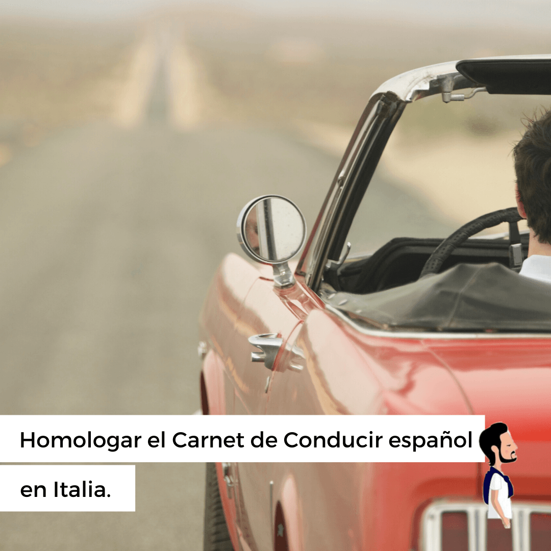 Homologar el carnet de conducir en ITalia.