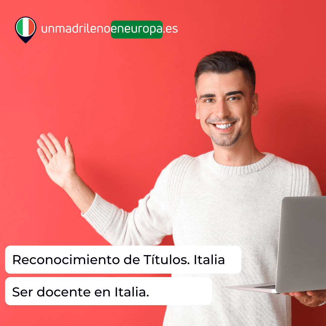 Reconocimiento y Homologación de títulos docentes en Italia