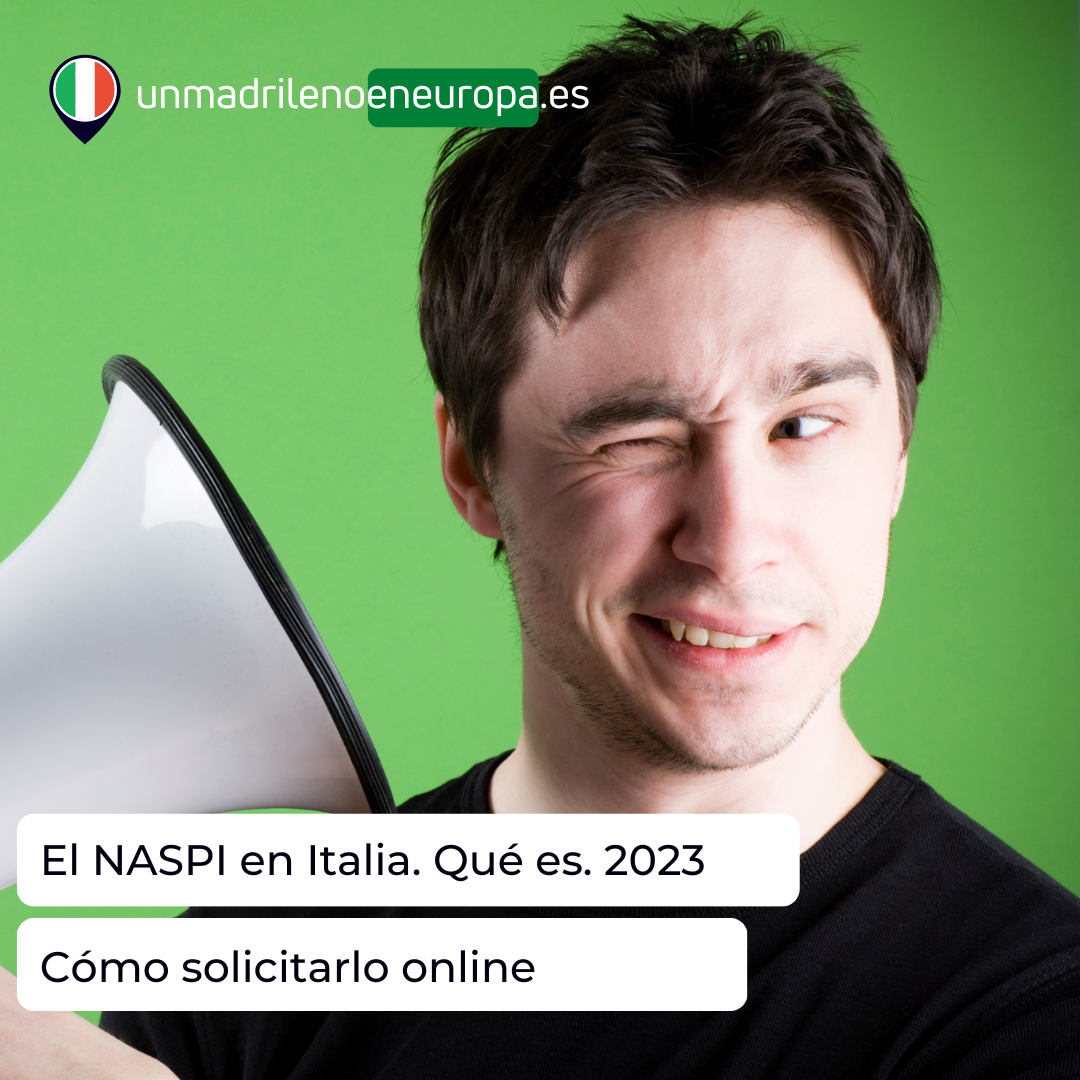 Prestación por desempleo Italia. NASpI. Solicitud Online