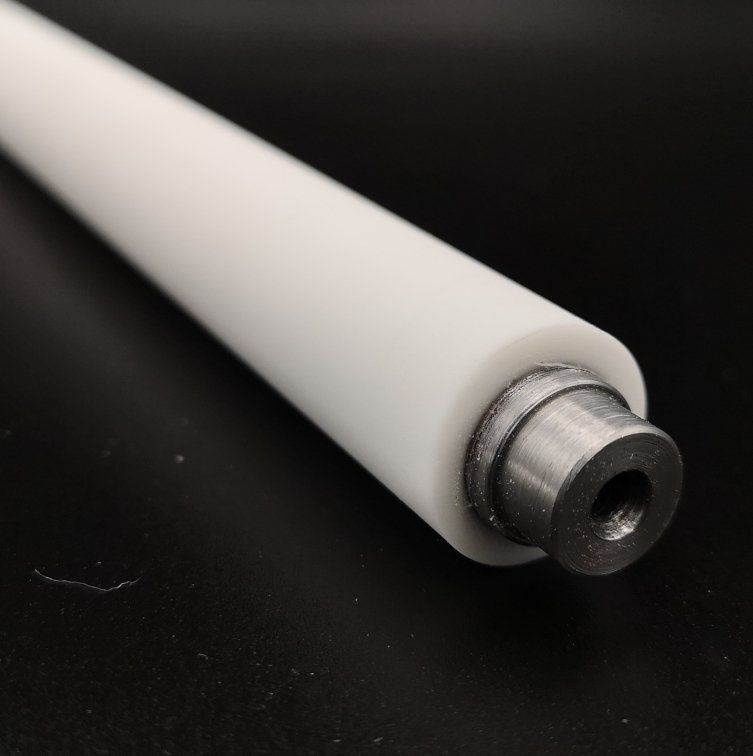 Rolle mit PU Beschichtung für Rollenförderer angetrieben, Fensterbau, Profil Extrusion