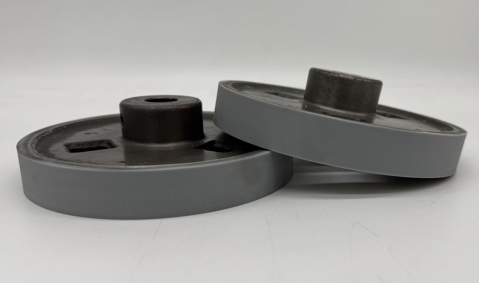 Einzugsrollen für den Papiervorschub in einer Druckmaschine mit erneuerter  PU Beschichtung, Polyurethan von Hess BSH