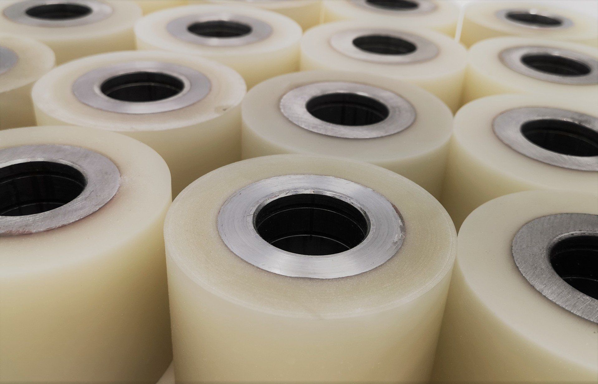 Transportrollen (Stahlkern mit PU Beschichtung 80°ShA)