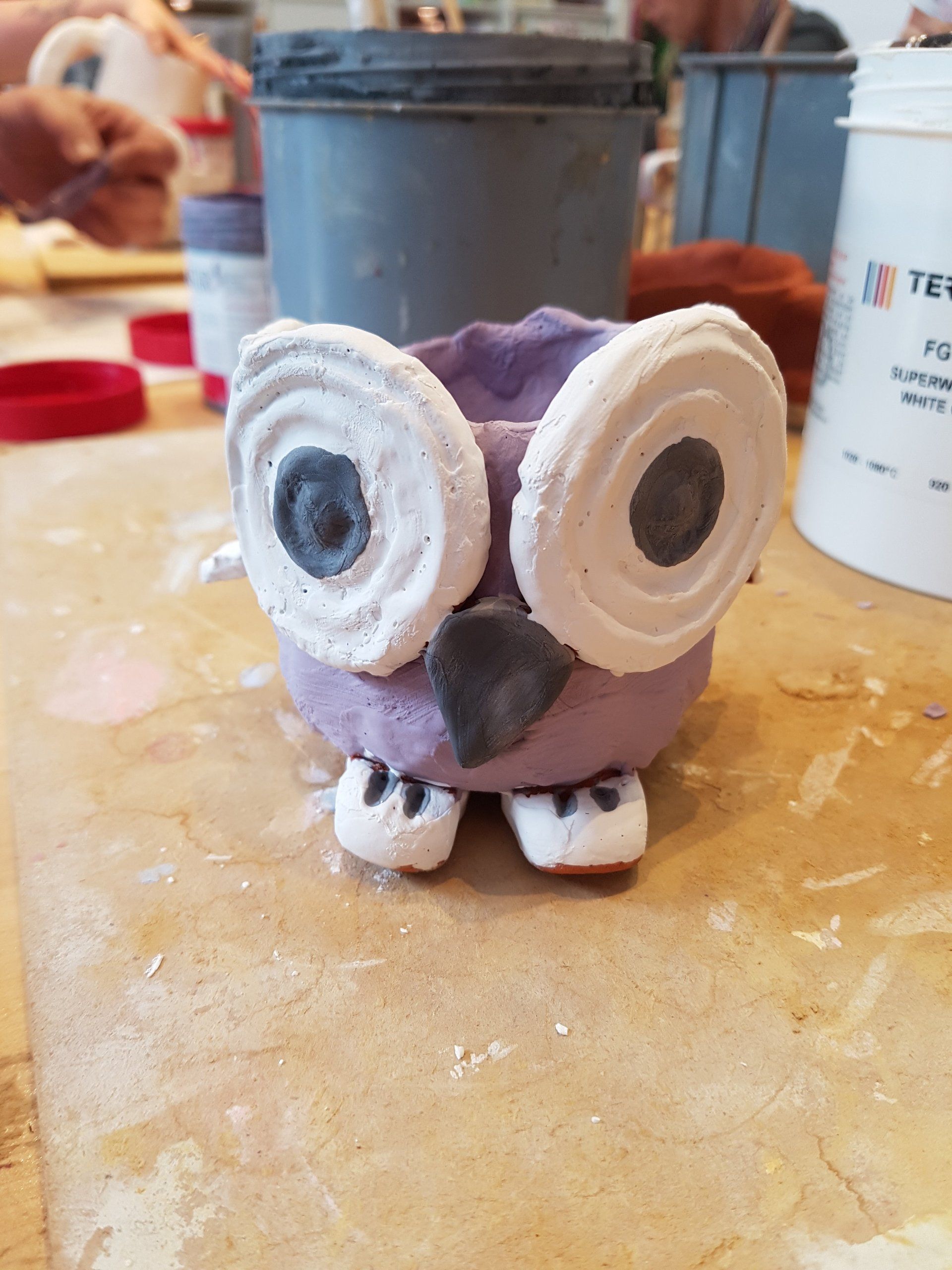 #TöpfernbeiTüpfel #Eulenkopf