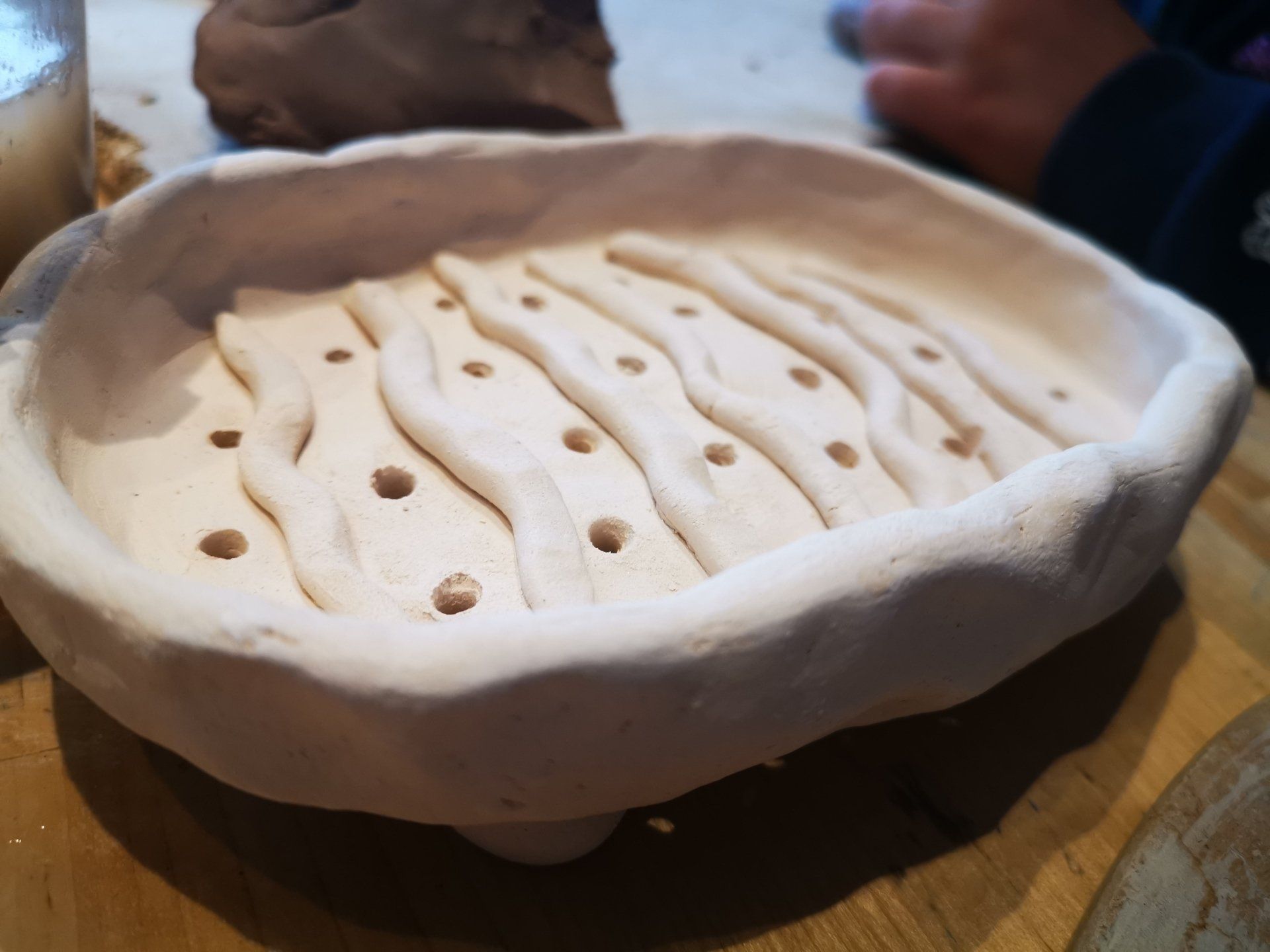 #Seifenschale #weißerTon #TöpfernbeiTüpfelhausen