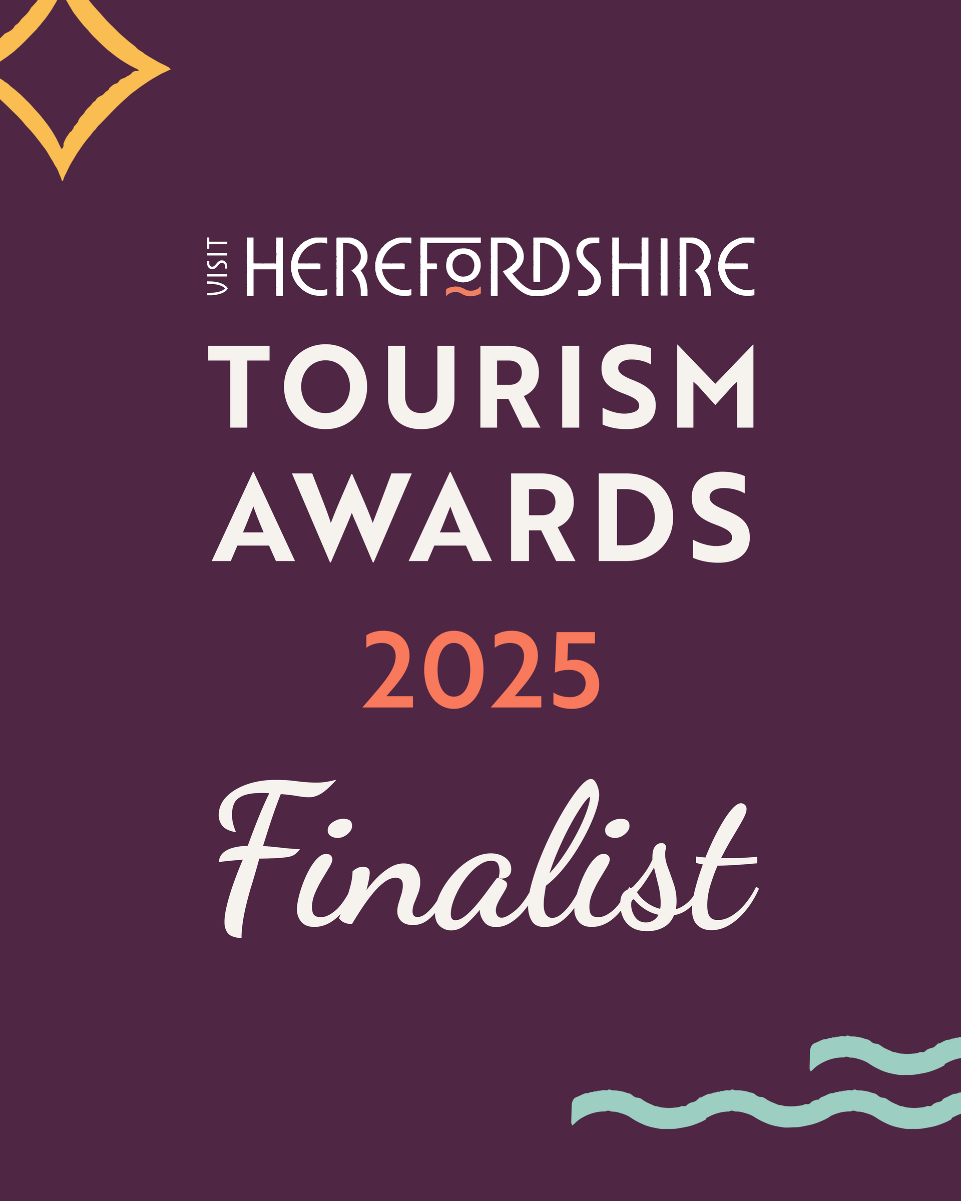 Finalist of the Herefordshire County BID/Visit Herefordshire Tourism Awards 2025 - Regenerative Tourism