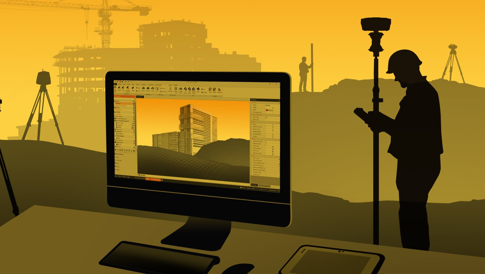 X-Pad Ultimate, Datenintegration Baustelle