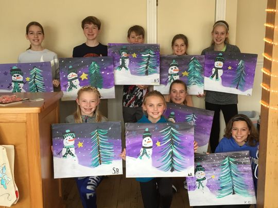 Seasonal Painting Classes for Kids & Painting for Beginners