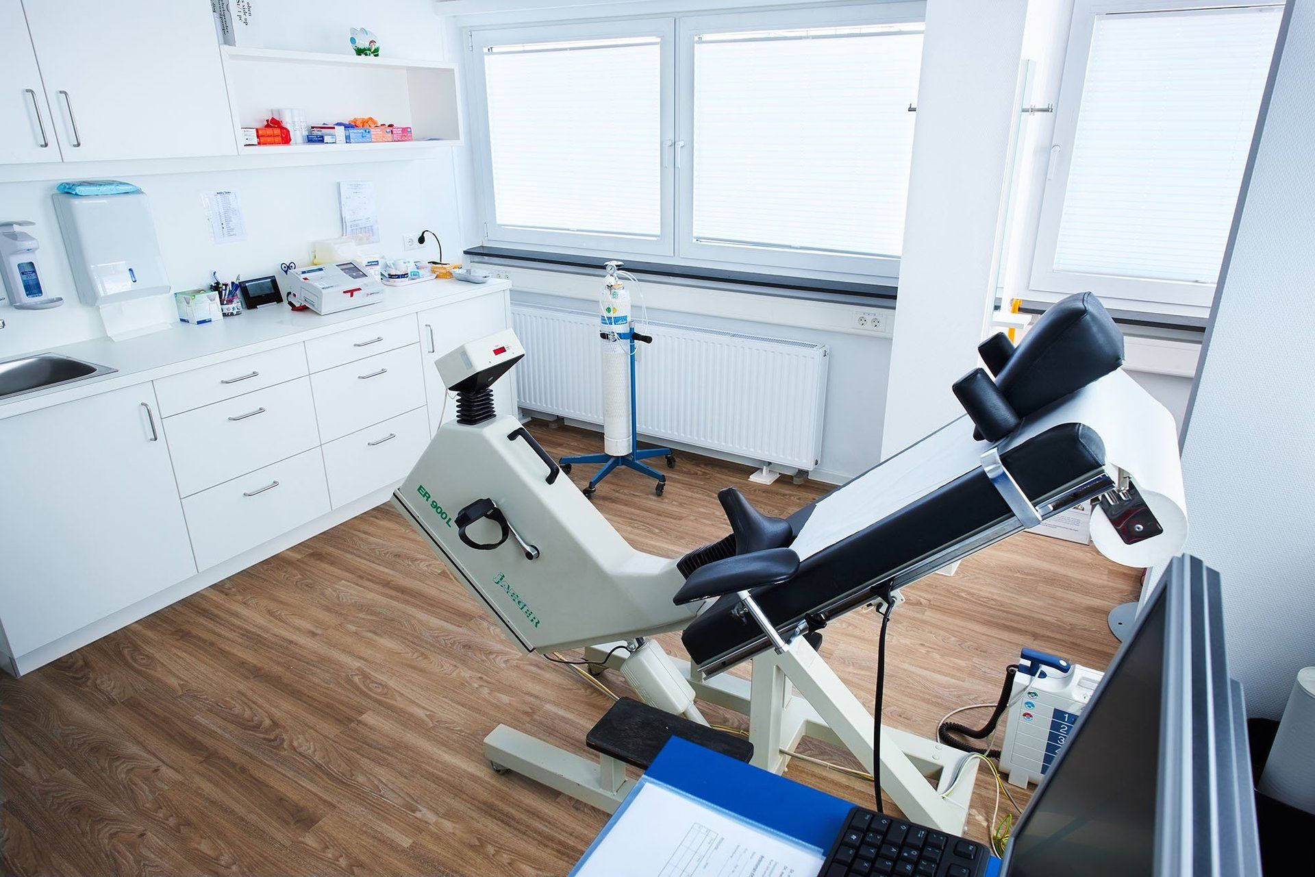 Innenaufnahme Praxis: Ergometrie