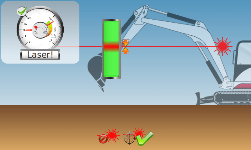iDig Touch 2D Guidance, iDig, iDig Touch System,  Machine Control, 2D Machine Control, 3D Machine Control, Machine Guidance, 2D Machine Guidance, 3D Machine Guidance, 2D, 3D, Grade, Grade Control, Laser, Site Laser, Excavator, Excavator Productivity