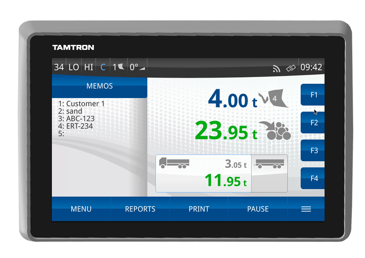 VEI, On-board Weighing, Weighing, Weighloader, ADT, ADT Weighing, Weighloader ADT,  Teletruk Weighing, Wheeled Loader Weighing, Loading Shovel Weighing, Excavator Weighing, Rigid Dump Truck Weighing, On-Board Printer, Millennium 5T, Millennium 5A, Millennium XE, Millennium DT, Sphere 24, Sphere 24 Ltd