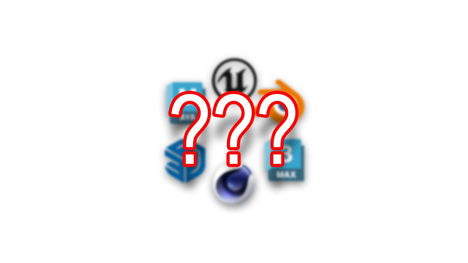 Logos verschiedener 3D Anwendungen