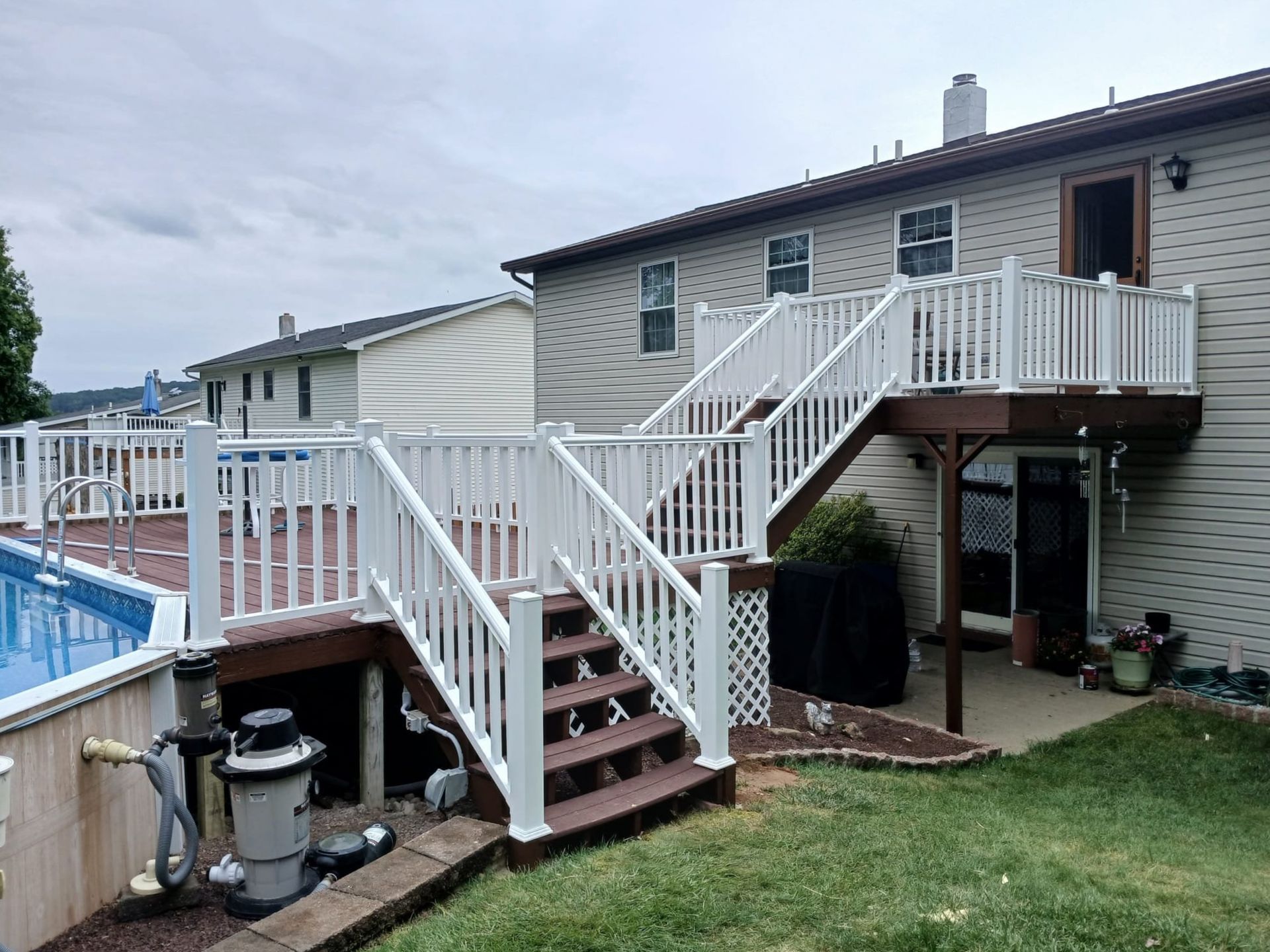 After photo of a beautifully remodeled deck by Kitchen And Bath Remodeling