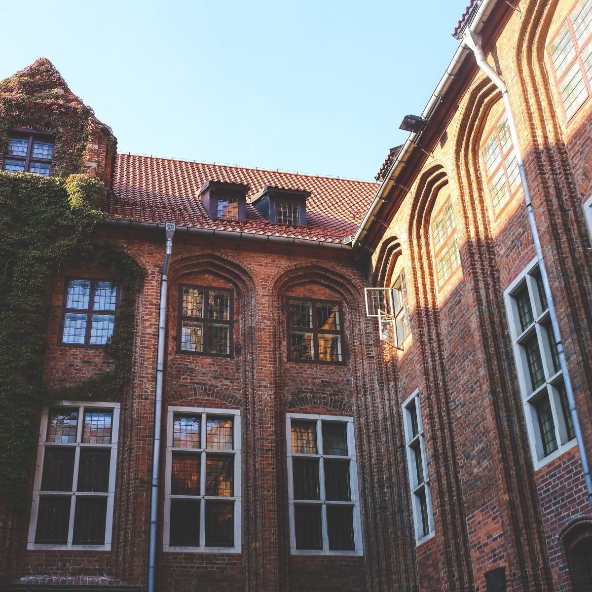 Preserve charm while modernizing interiors Historic brick building highlighting preservation and modernization of older properties