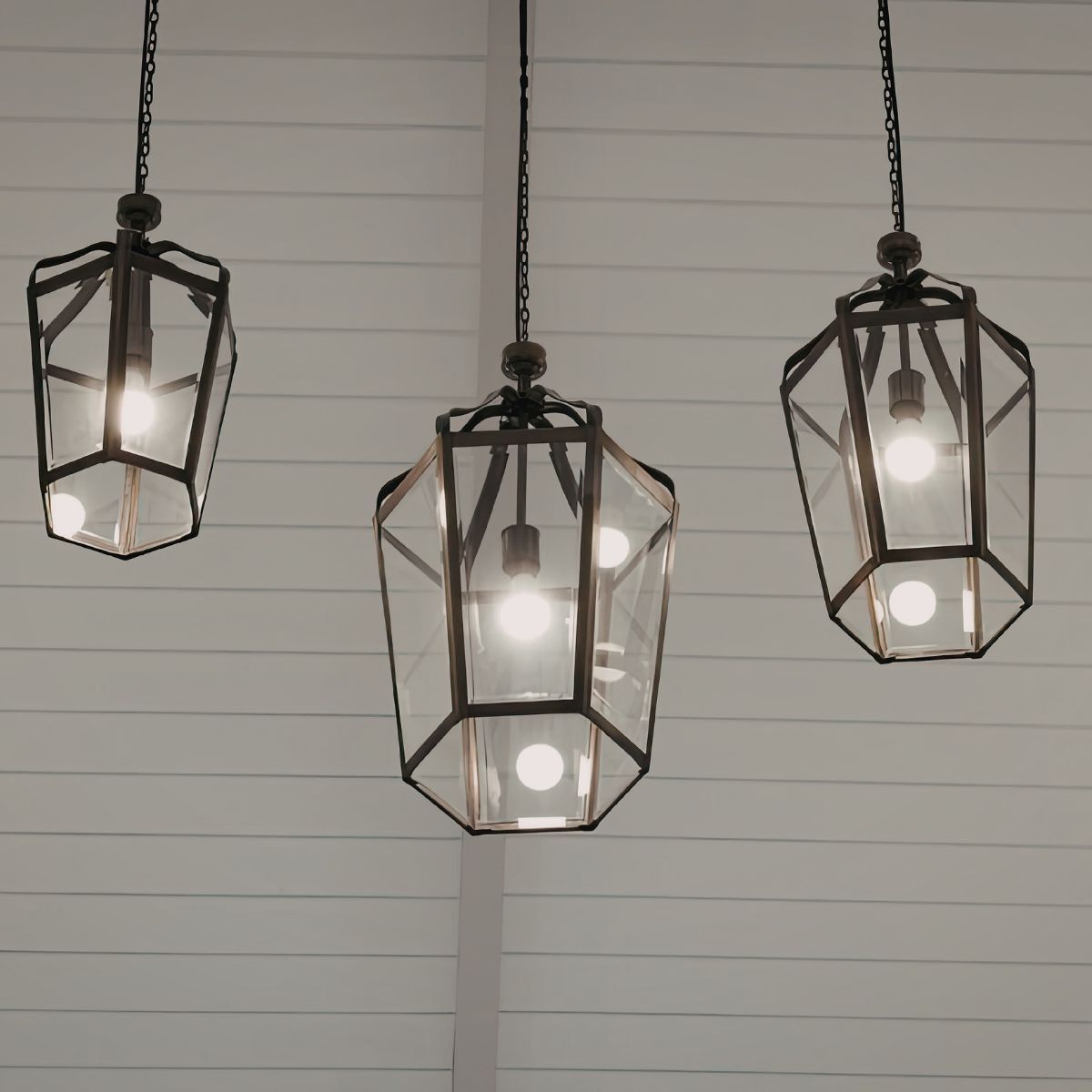 Add layered lighting indoors Modern pendant lights for a kitchen lighting upgrade in a remodeled home