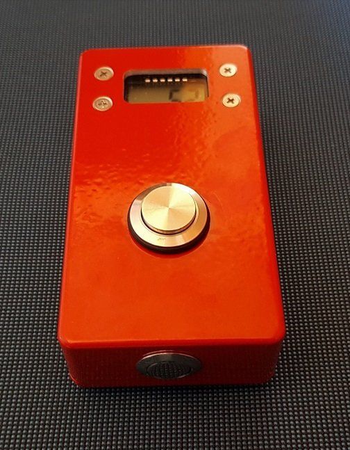 pulsador reset enrasado contador digital