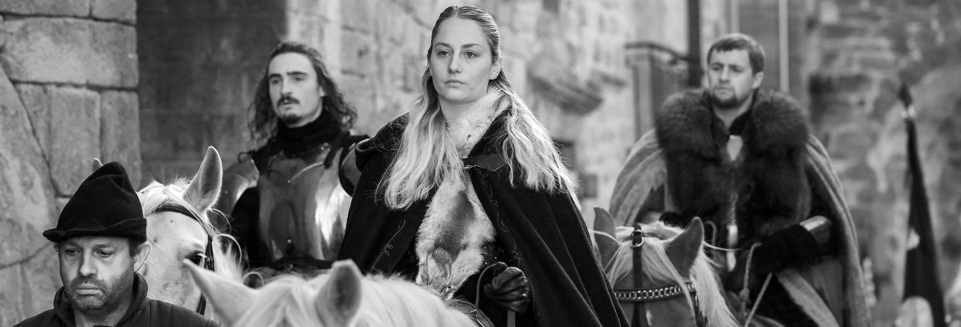 Photo du tournage du film Arlempdes à Pradelles en Haute-Loire