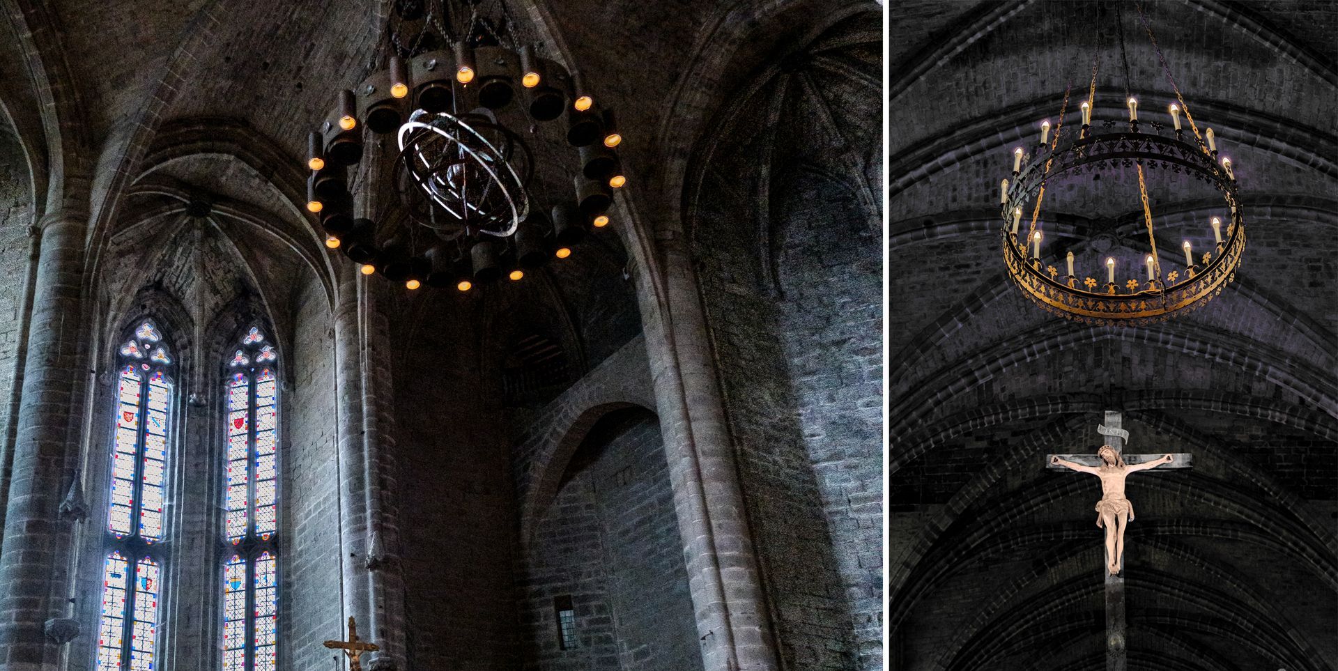 Lustre de l'Abbatiale à La Chaise-Dieu