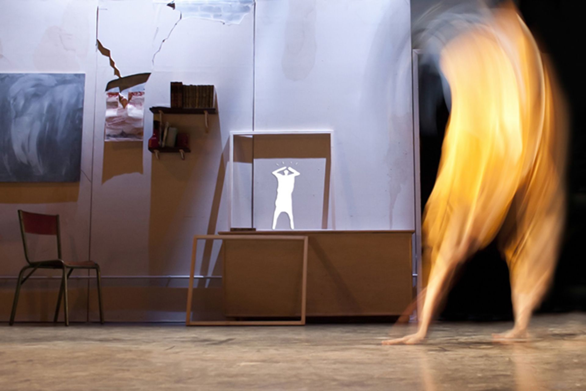 Spectacle, Bleu Violon. Cie Le Boustrophédon