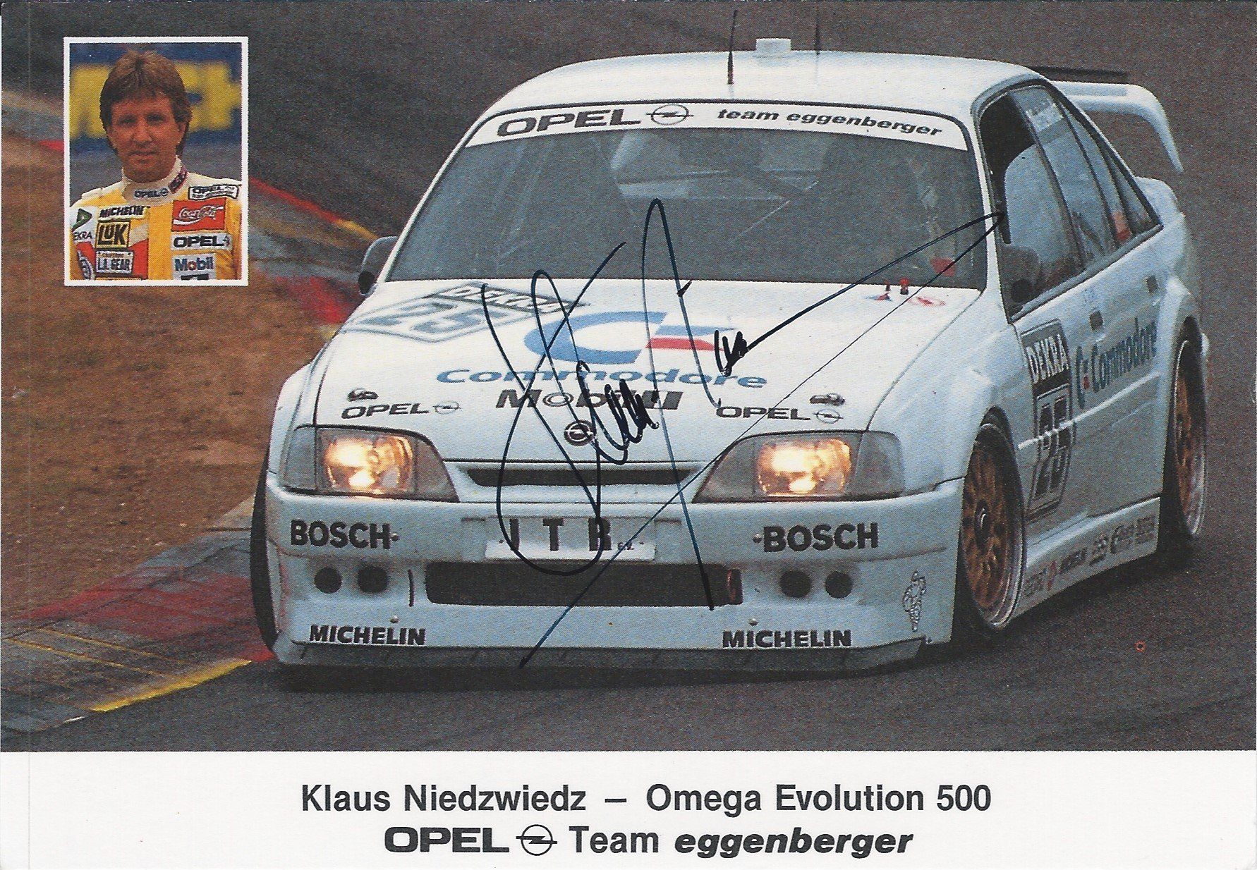 Autogramm Klaus Niedzwiedz Opel