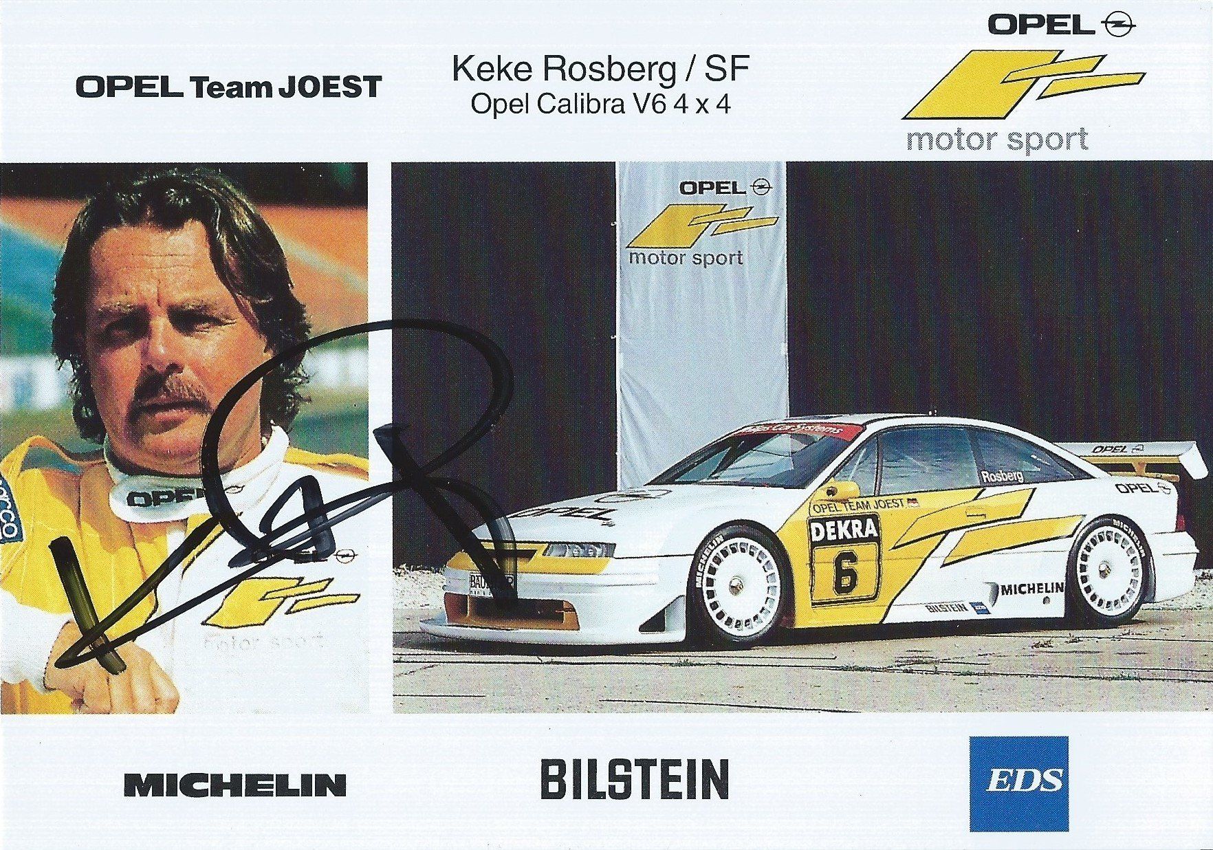Autogramm Keke Rosberg Opel