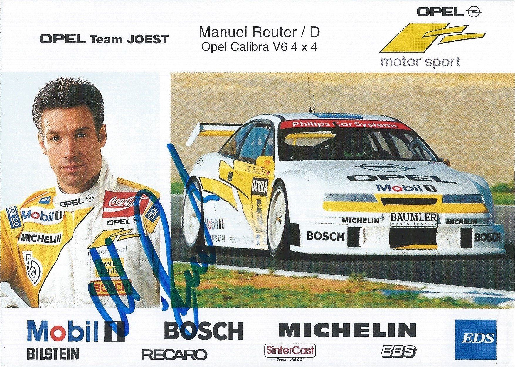 Autogramm Manuel Reuter Opel