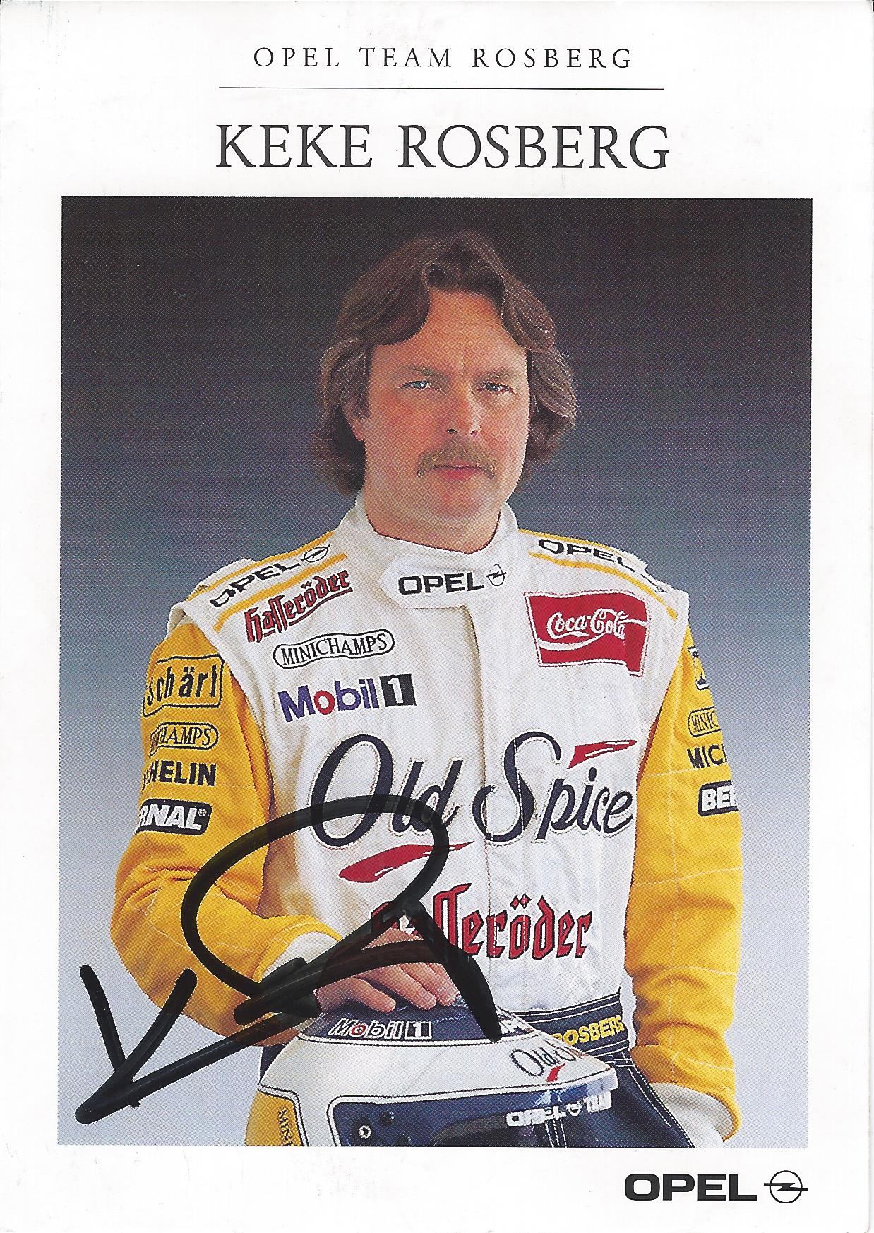Autogramm Keke Rosberg Opel