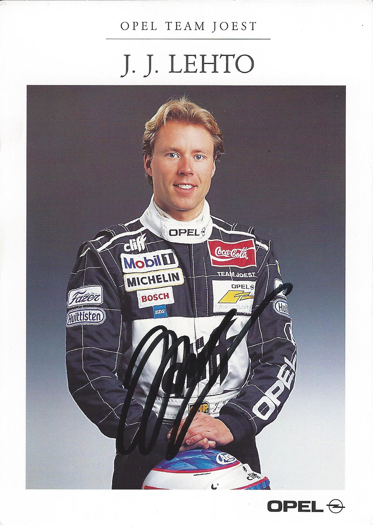 Autogramm JJ Lehto Opel