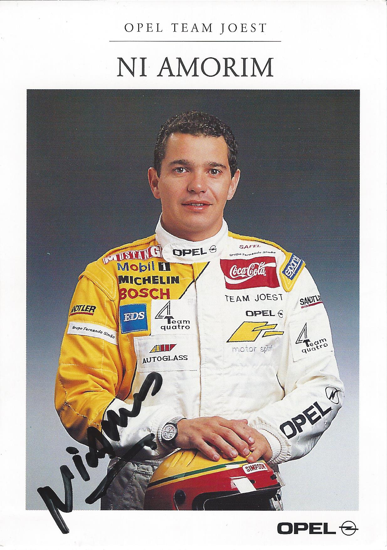 Autogramm Ni Amorim Opel