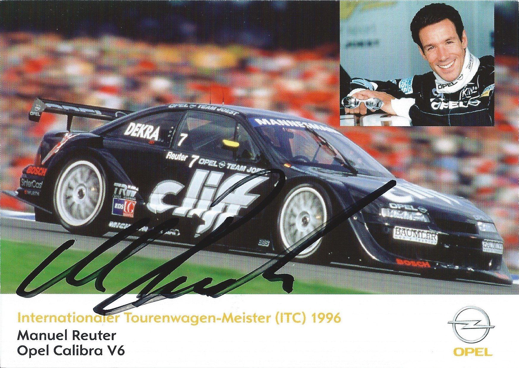 Autogramm Manuel Reuter Opel