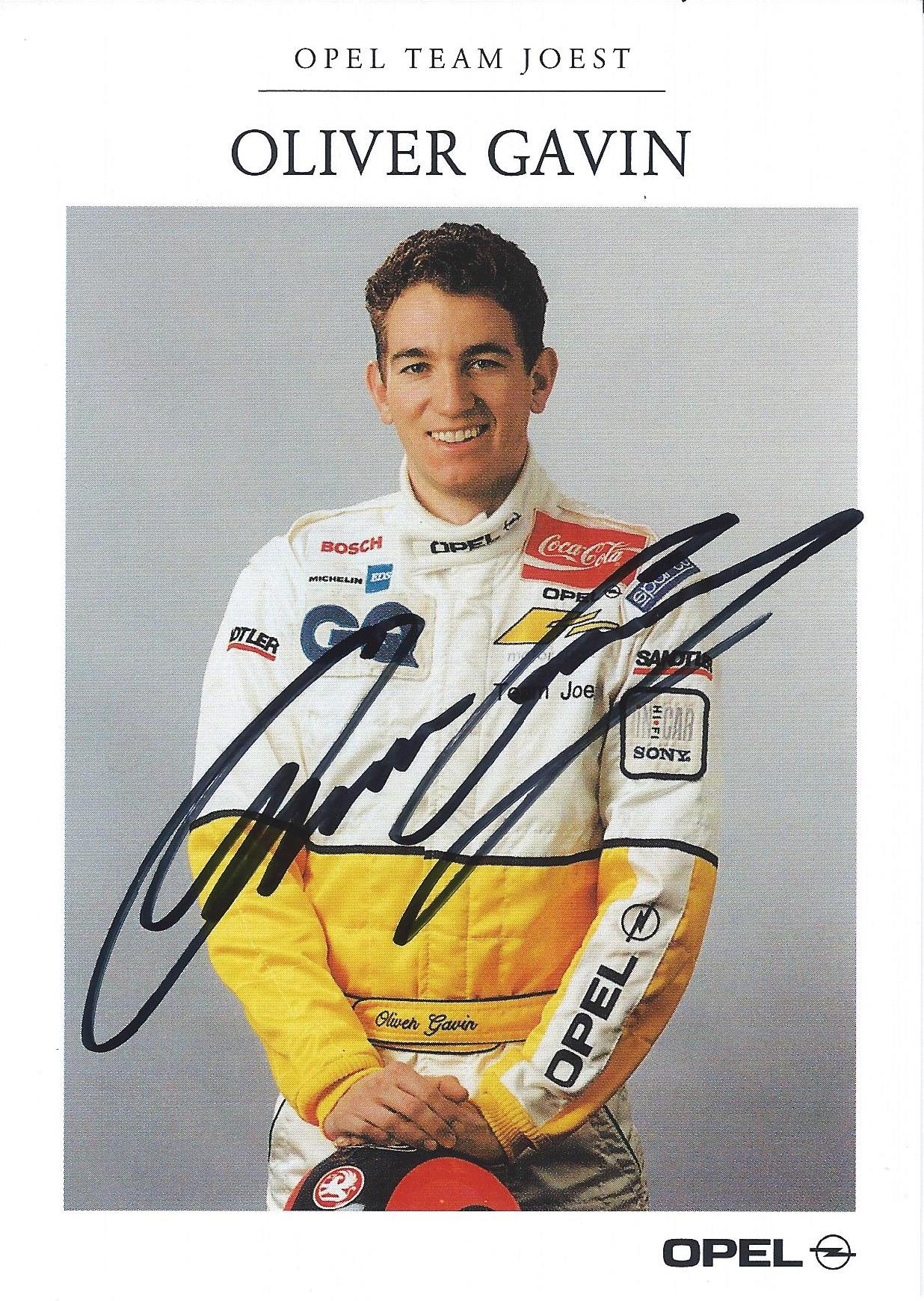 Autogramm Oliver Gavin Opel