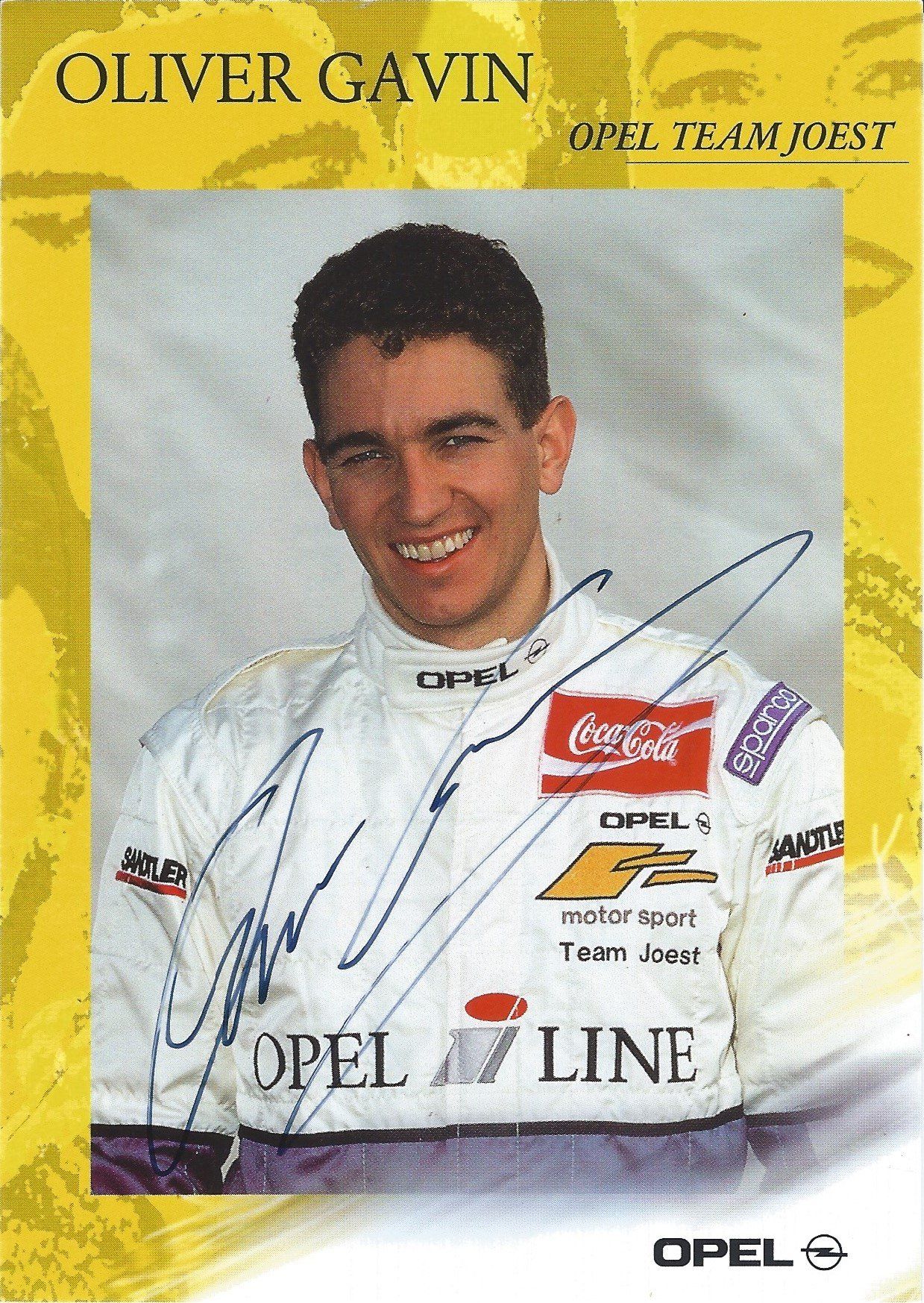 Autogramm Oliver Gavin Opel