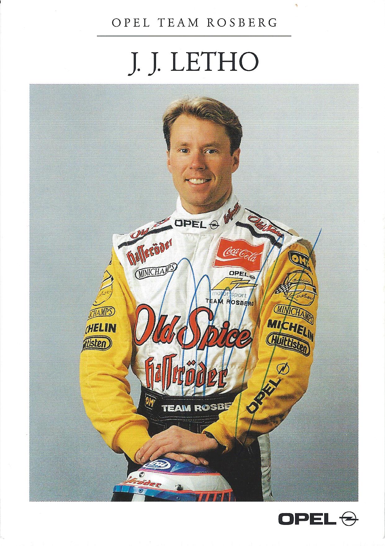 Autogramm JJ Lehto Opel