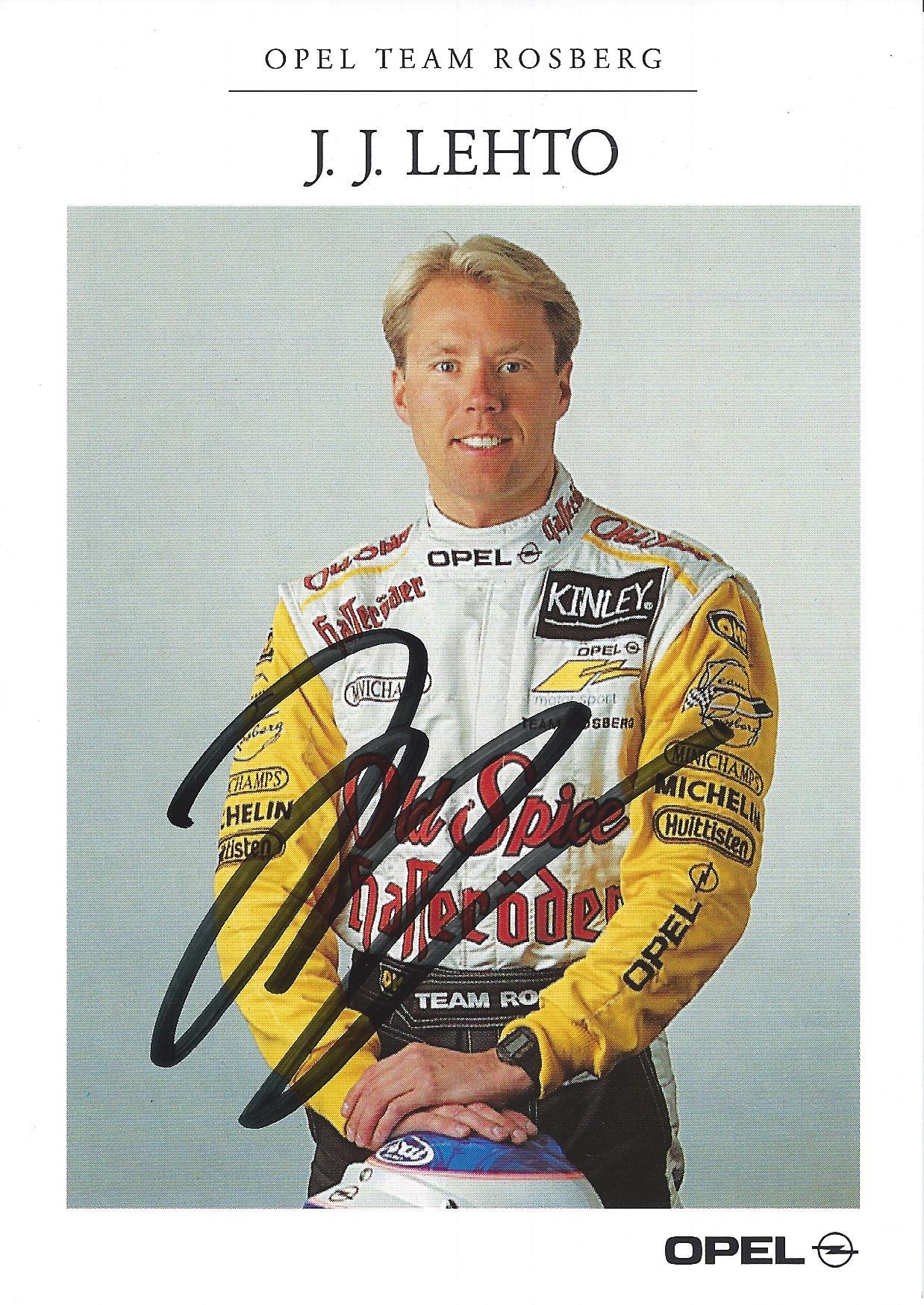 Autogramm JJ Lehto Opel
