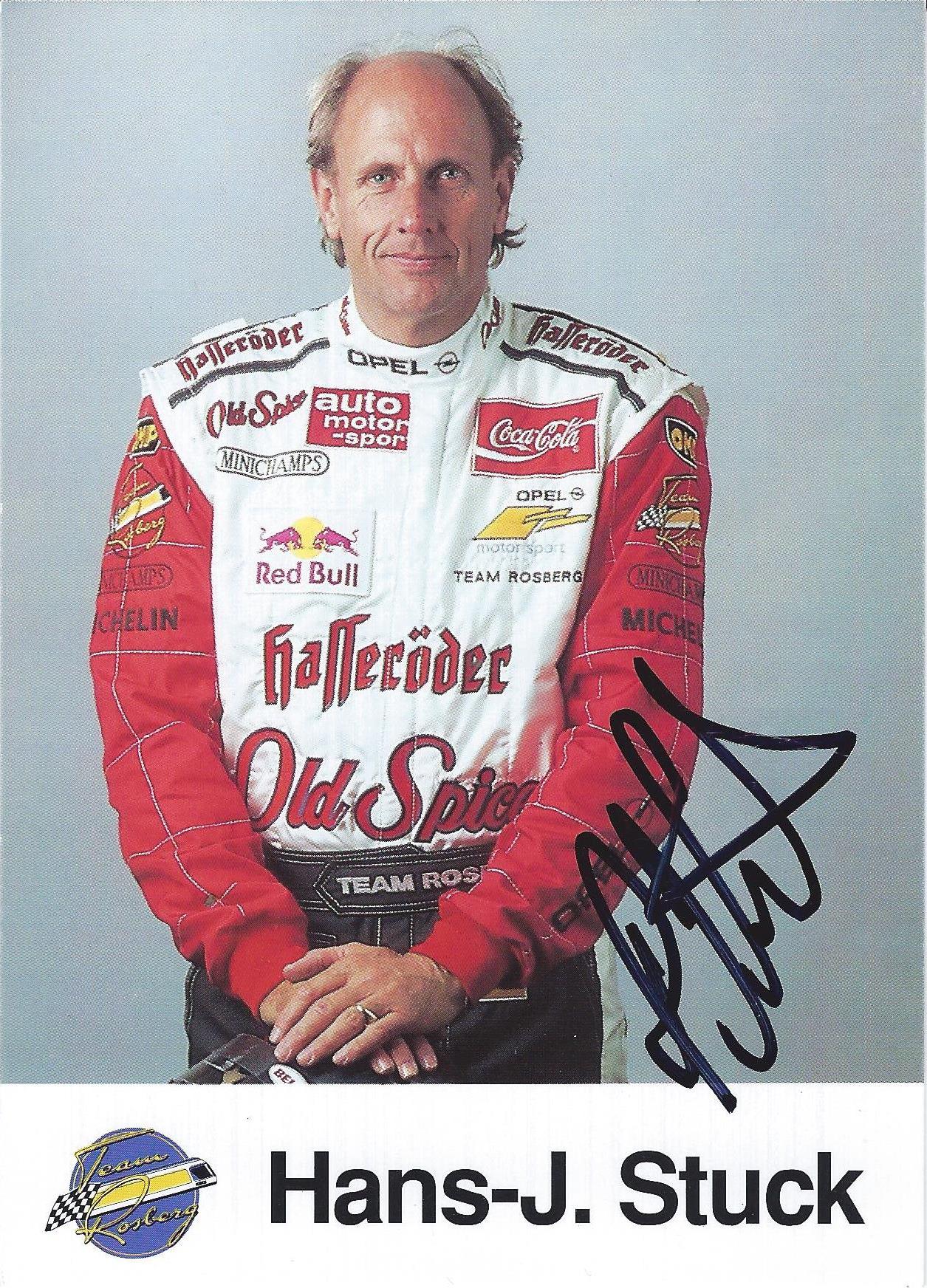 Autogramm Hans-Joachim Stuck Opel